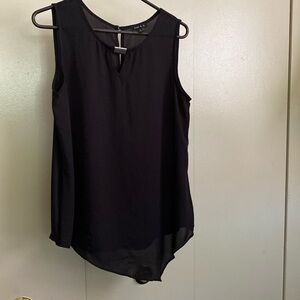 Sami & Jo, Sleeveless blouse, size Medium, black